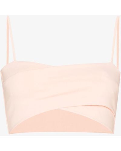 Live The Process Orion Crossover Sports Bra - Pink