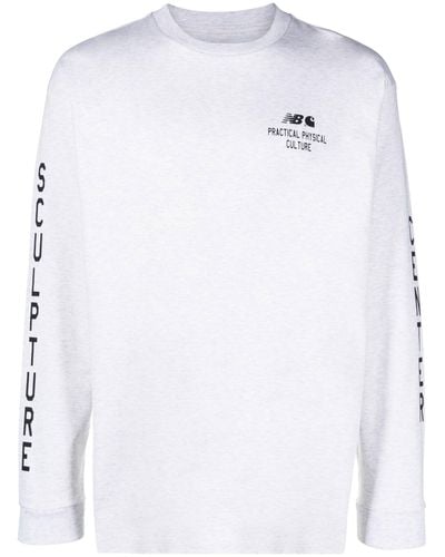 Carhartt X New Balance Logo Sweatshirt - White