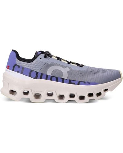 On Shoes Purple Cloudmonster Low-top Sneakers - Women's - Recycled Polyester/recycled Polyurethane - Blue