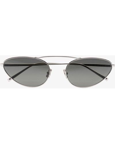 Saint Laurent 538 Cat Eye Sunglasses - Women's - Metal/acrylic - Gray