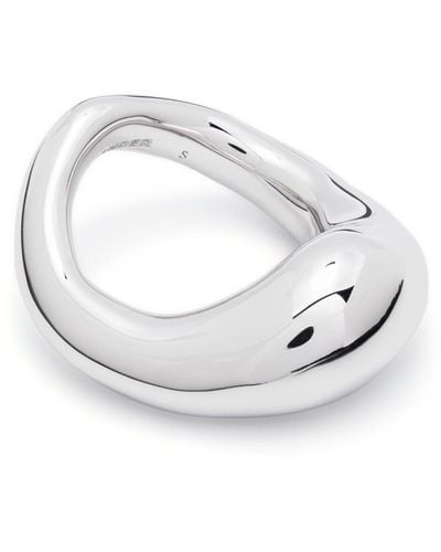 Jil Sander -tone Chunky Ring - White