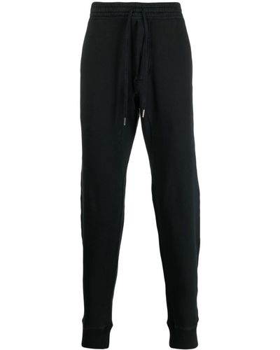 Tom Ford Slim-fit Cotton Track Trousers - Black