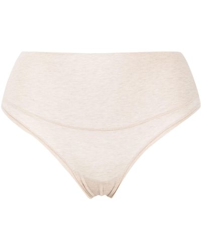 SPANX High-waisted panty with white lace - ESD Store fashion