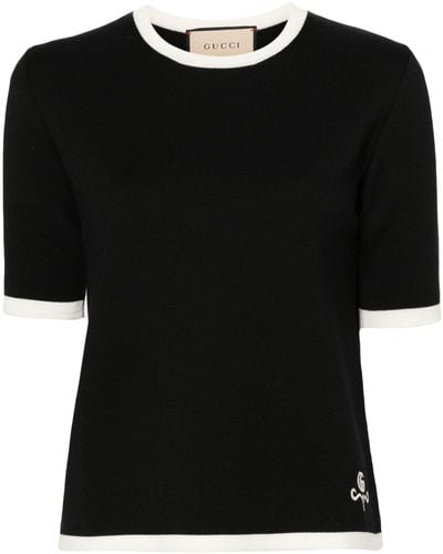 Gucci Double G T-shirt - Black