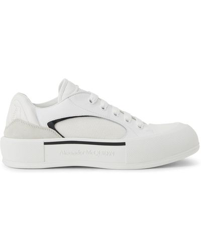 Alexander McQueen Plimsoll Skate Shoes - White
