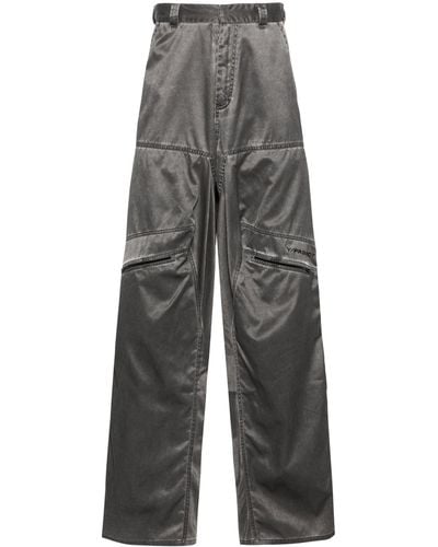 Y. Project Pop-up Wide-leg Pants - Gray