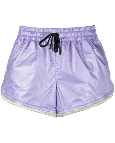 3 MONCLER GRENOBLE Padded Ripstop Track Shorts - Purple