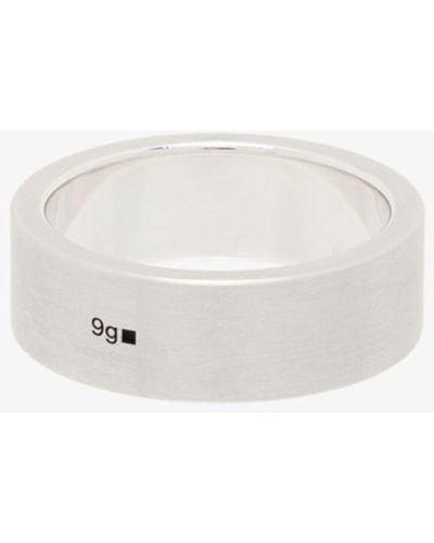 Le Gramme Sterling La 9g Brushed Ribbon Ring - Metallic