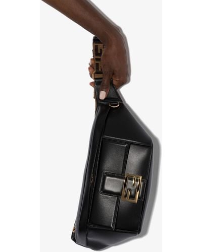 Fendi Black Baguette Leather Belt Bag - Women's - Nappa Leather/fabric