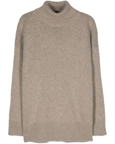 The Row Neutral Feries Cashmere Jumper - Brown