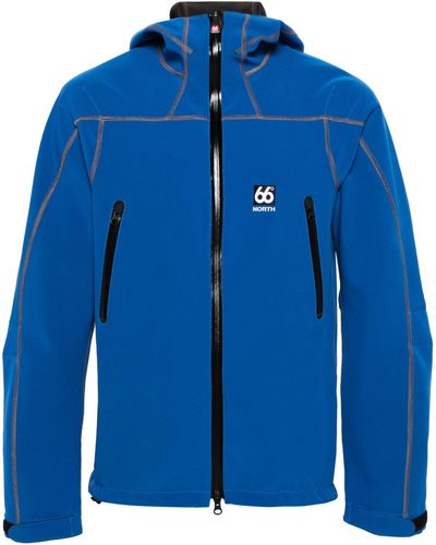 66 North Vatnajökull Hooded Perfomance Jacket - Blue