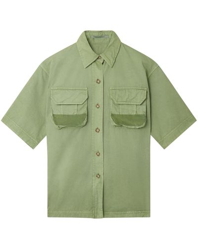 Stella McCartney Organic-cotton Shirt - Green