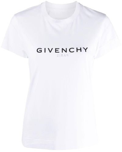 Givenchy Reverse Logo-print Slim T-shirt - White