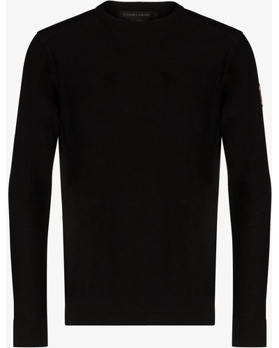 Canada Goose Merino Wool Paterson Sweater - Black