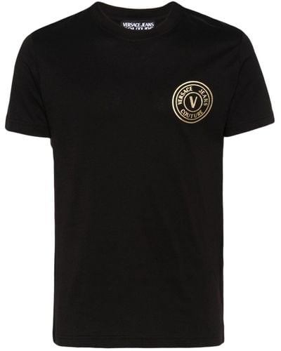 Versace Logo-print T-shirt - Black