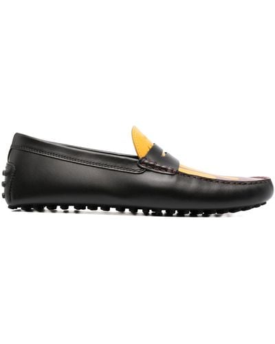 Moncler Genius X Palm Angels Gommino Loafers - Men's - Calf Leather/rubber - Black