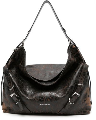 Givenchy Xl Voyou Leather Bag - Black