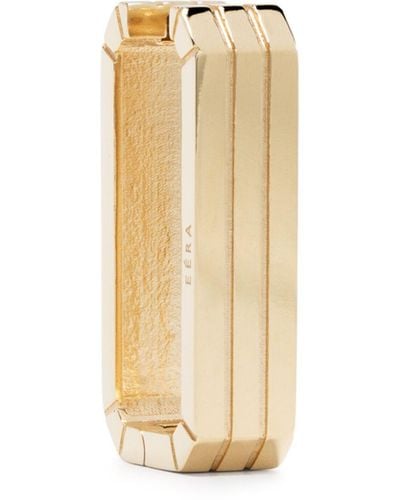 Eera Eéra - 18k Gold Long Candy Single Hoop Earring - Women's - 18kt Gold - White