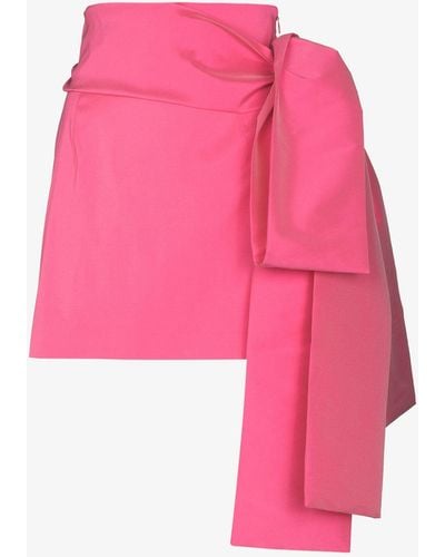BERNADETTE Bernard Bow Mini Skirt - Pink