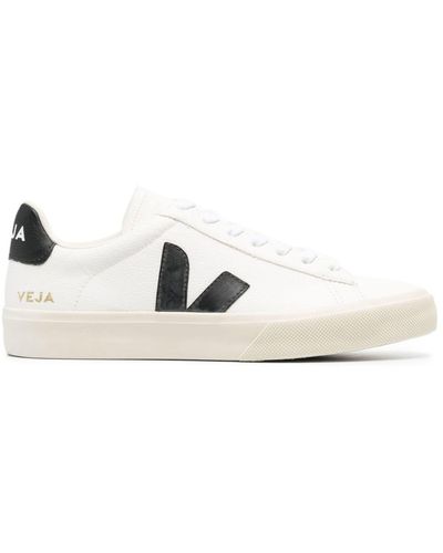 Veja Campo Leather Trainers - Unisex - Leather/rubber/recycled Polyester - White