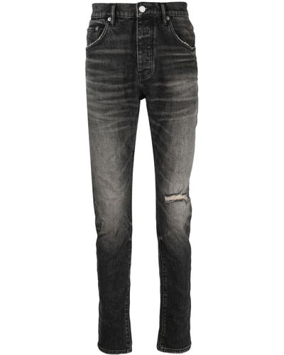 Purple Brand P001 Low-rise Slim Jeans - Grey