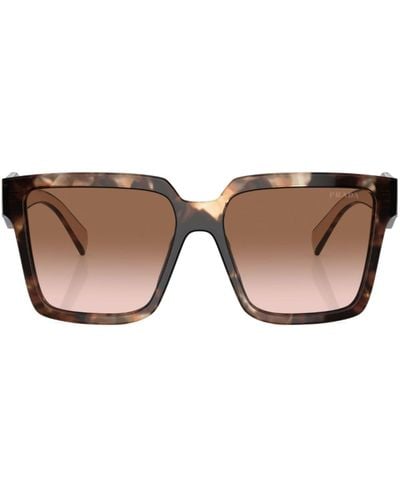 Prada Tortoiseshell-frame Gradient Sunglasses - Brown