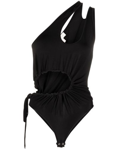 Matériel Cut-out Bodysuit - Women's - Polyester/spandex/elastane - Black