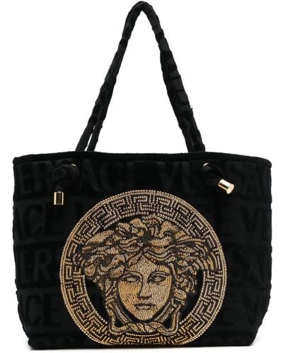 Versace Medusa-embellished Bag - Black