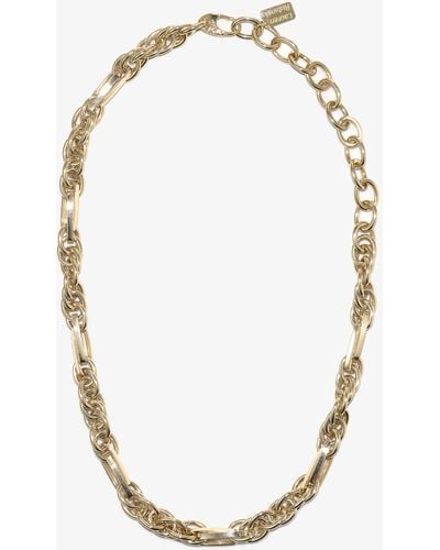 Lauren Rubinski 14k Yellow Small Mixed Link Necklace - Metallic