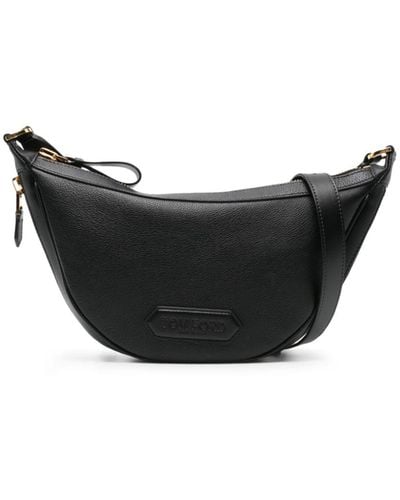 Tom Ford Crescent Leather Shoulder Bag - Black