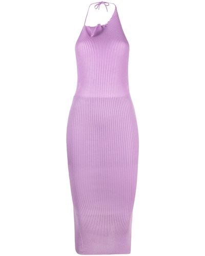 a. roege hove Emma Halterneck Dress - Women's - Nylon/cotton - Purple