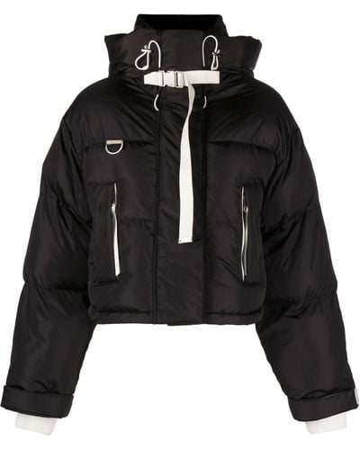 SHOREDITCH SKI CLUB Willow Short Puffer Jacket - Black