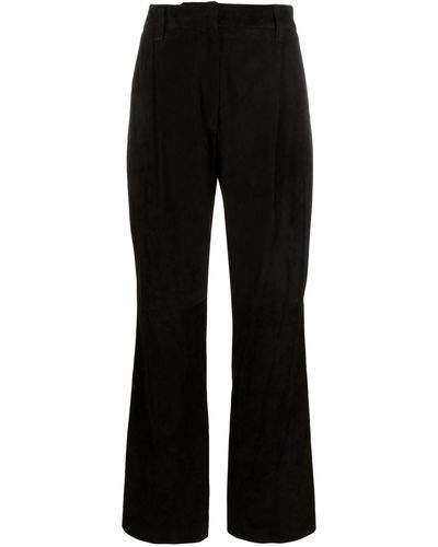 Brunello Cucinelli High-waisted Tailored Pants - Black