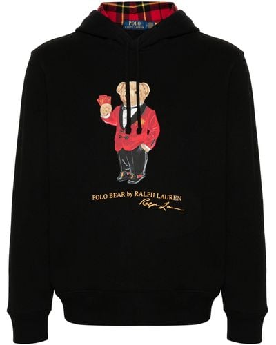 Polo Ralph Lauren Lunar New Year Hoodie - Men's - Polyester/cotton - Black