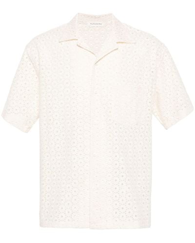 Frankie Shop Neutral Landon Broderie-anglaise Shirt - White