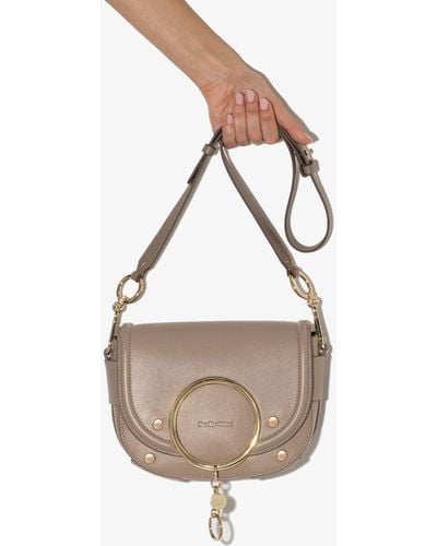 See By Chloé Gray Mara Leather Cross Body Bag - Women's - Leather