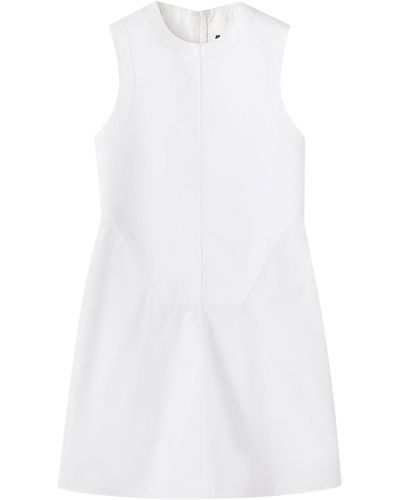 Jil Sander Cotton Minidress - Women's - Cotton - White