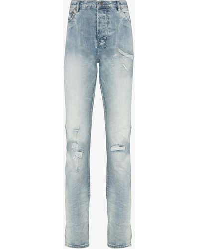 Ksubi Chitch Punk Distressed Jeans - Men's - Cotton/spandex/elastane - Blue