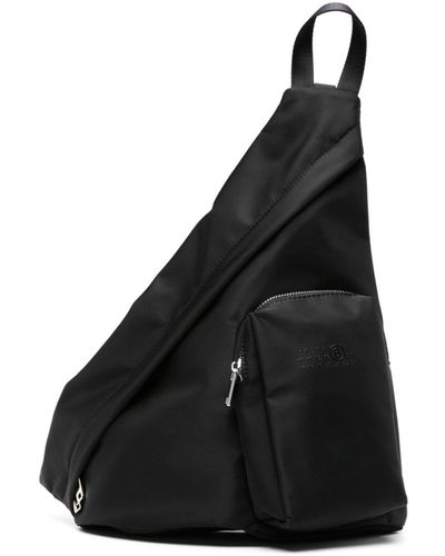 MM6 by Maison Martin Margiela Triangle-shape Shoulder Bag - Black