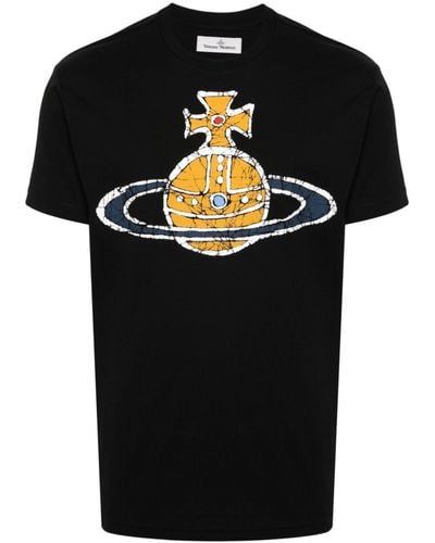 Vivienne Westwood Time Machine Cotton T-shirt - Unisex - Cotton - Black