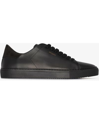 Axel Arigato Clean 90 Low Top Leather Sneakers - Men's - Leather/rubber - Black