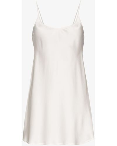 La Perla Silk Camisole Nightdress - Women's - Silk - White