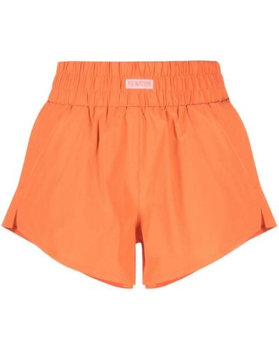 P.E Nation Oakmont Running Shorts - Orange