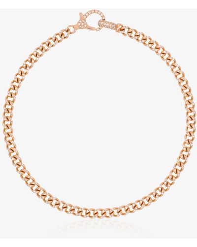 SHAY 18k Rose Gold 7.5 Inch Baby Pavé Diamond Bracelet - White