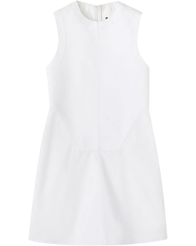 Jil Sander Cotton Minidress - Women's - Cotton - White