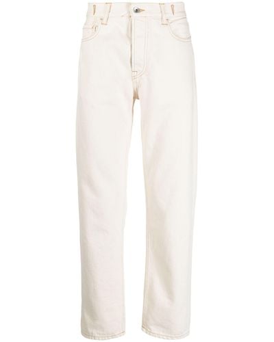 YMC Tearaway Tapered Jeans - Men's - Organic Cotton/polyester - White
