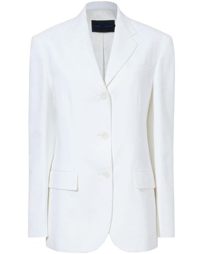 Proenza Schouler Sandis Tailored Blazer - White