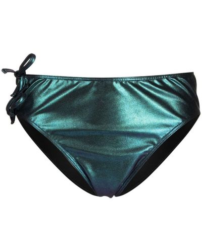 Rick Owens Iridescent Bikini Bottom - Green