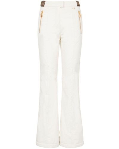Balmain striped high waisted flare pants hot sale