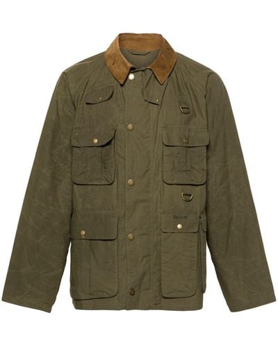 Barbour Transport Cotton Cargo Jacket - Men's - Cotton - Green
